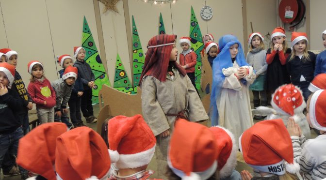 Spectacle de Noël en 3ème maternelle