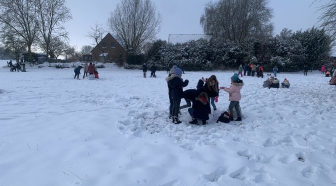 Les joies de la neige!